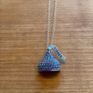 Hershey Kiss Crystal Pendant Necklace